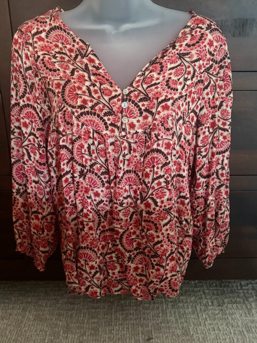 Mason & Belle 3/4 sleeve blouse-Size S